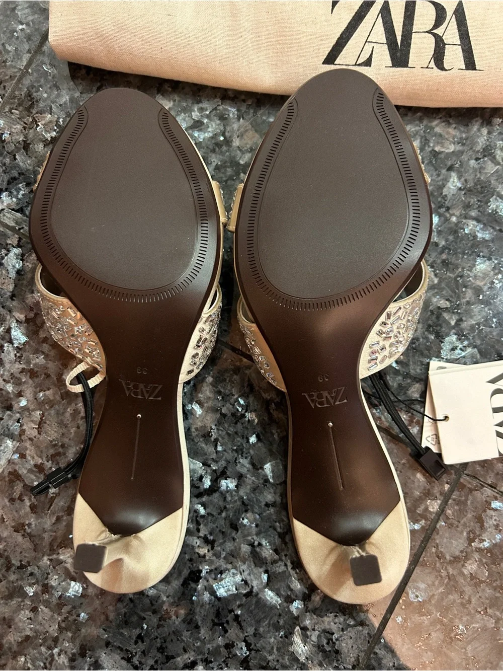 Zara slide heels